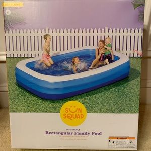 Inflatable Rectangular Family Pool